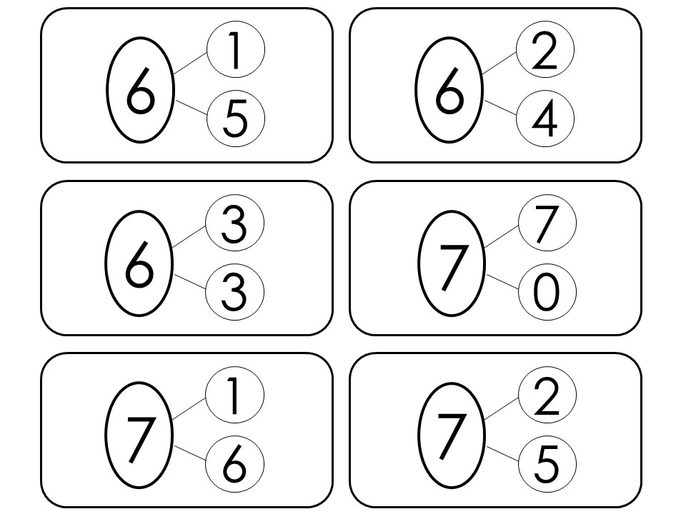 120 number bond flashcards numbers 1 20 made by teachers