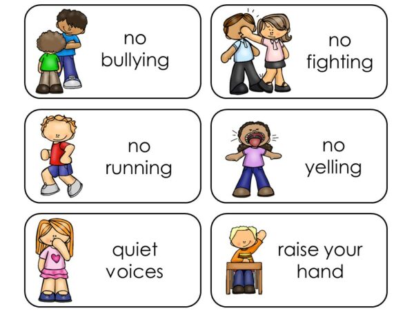 23 Classroom Rules Flashcards And Display Labels Made By Teachers