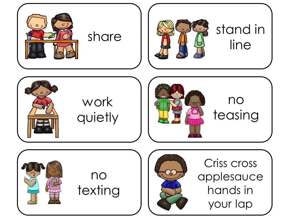 23 Classroom Rules Flashcards And Display Labels Made By Teachers