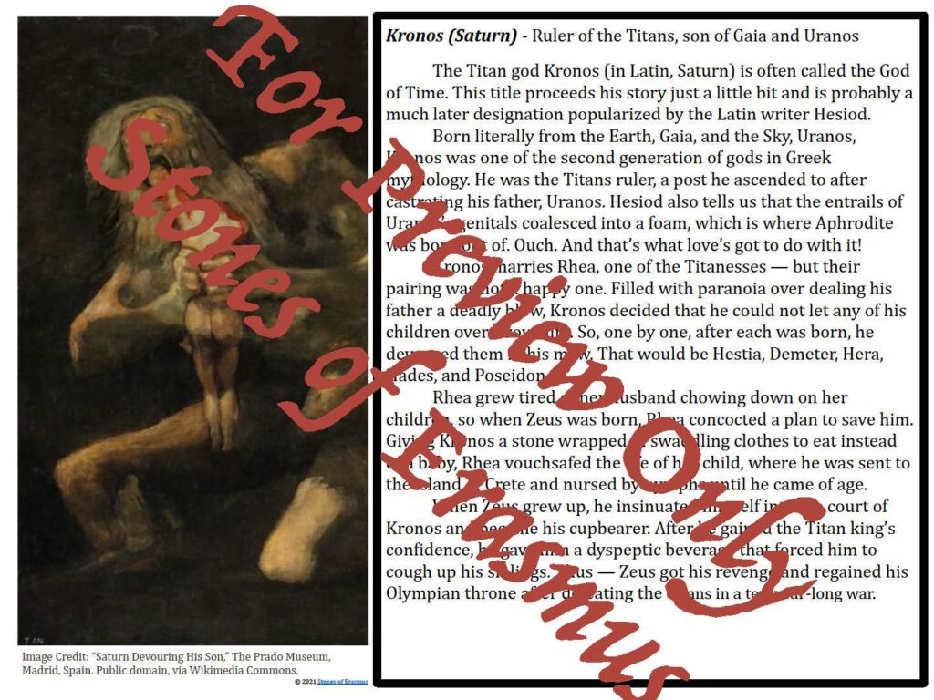 Mythology Series: Titans, The Gods of Creation - Made By Teachers