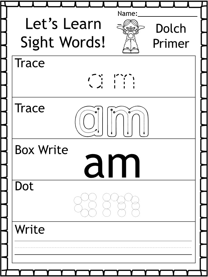 Let s Learn The Primer Sight Words Worksheets Made By Teachers