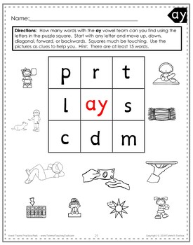 Long A Vowel Sound Activities and Worksheets - Made By Teachers