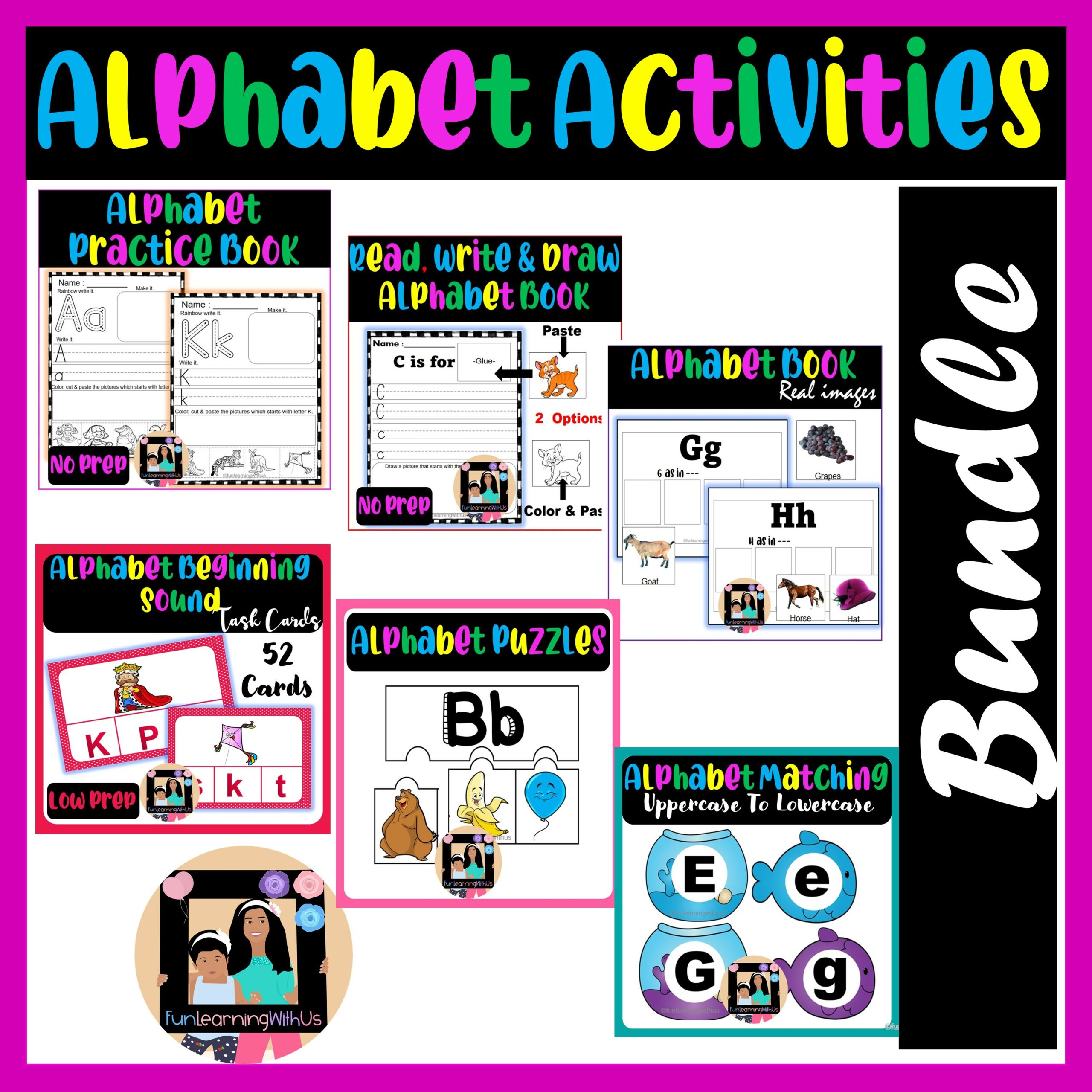 Alphabet activities Bundle | back to school