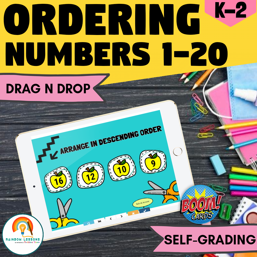 Ordering Numbers 1-20 From Greatest to Least