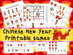 30 Printable Chinese New Year Learning Games Pre K