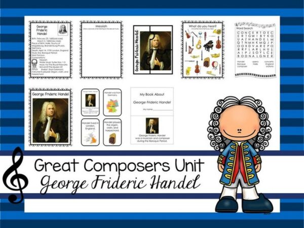 George Frideric Handel Great Composer Unit. Music | Made By Teachers