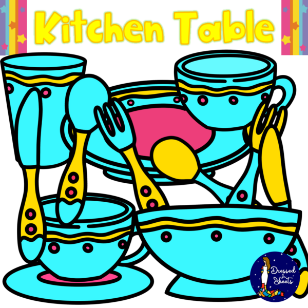 Kitchen Table Clip Art | Made By Teachers