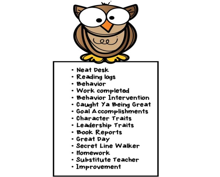 Woodland Animals Punch Cards PBIS | Made By Teachers