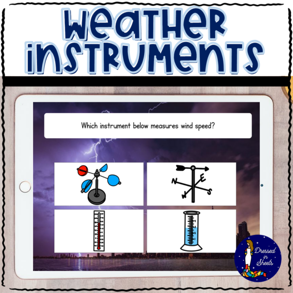 Weather Instruments BOOM Cards Made By Teachers