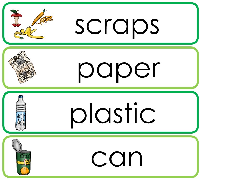 Recycle Classroom Word Wall Bulletin Board Set. Made By Teachers