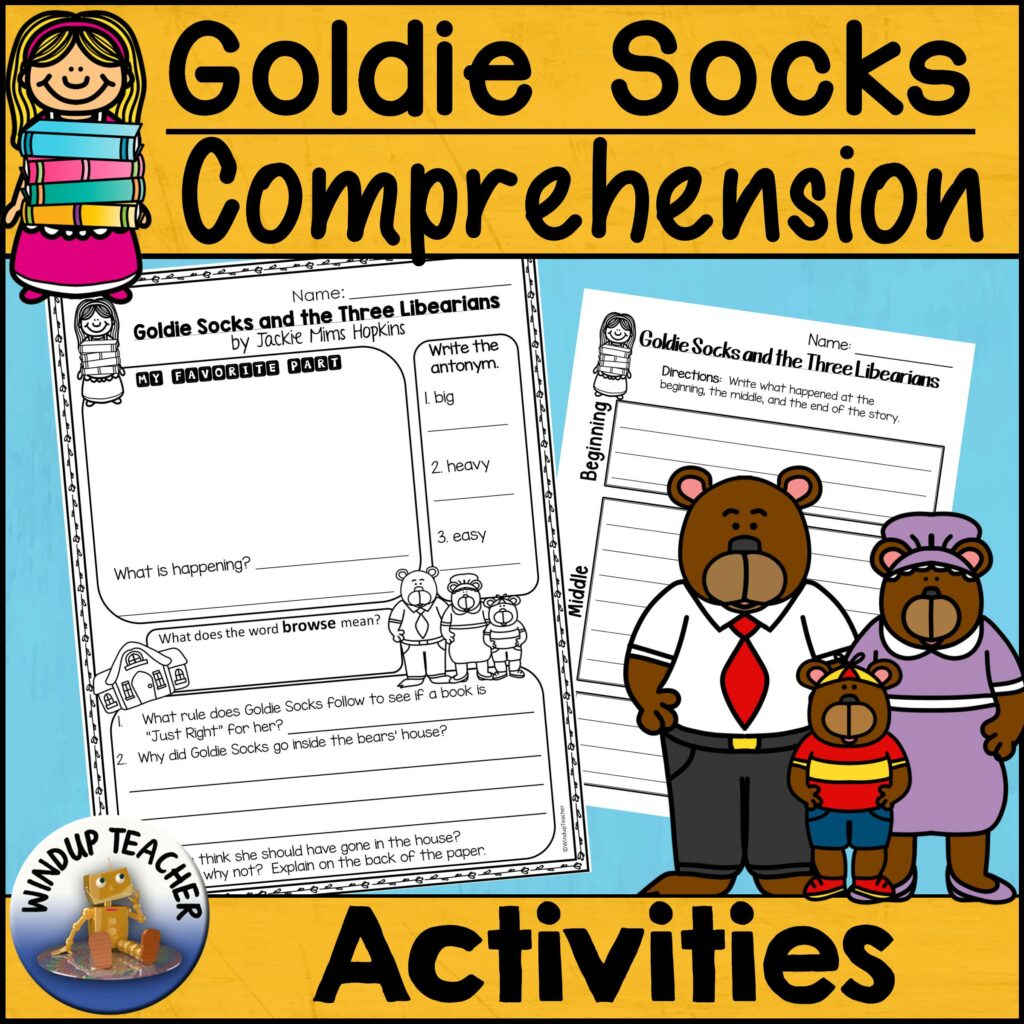 Goldie Socks and the Three Libearians Activity She | Made By Teachers