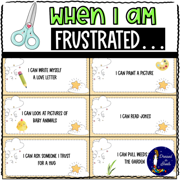 When I am Frustrated Card Set - Made By Teachers