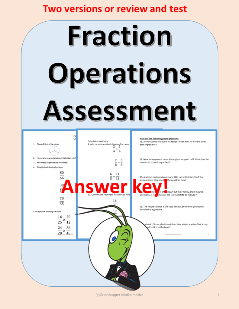 Fractions Remedial Unit High School Math - Made By Teachers