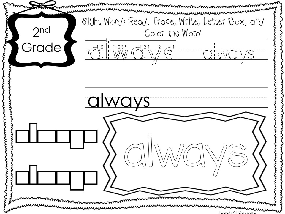 2nd Grade Reading Worksheets Word Lists And Activities Greatschools 