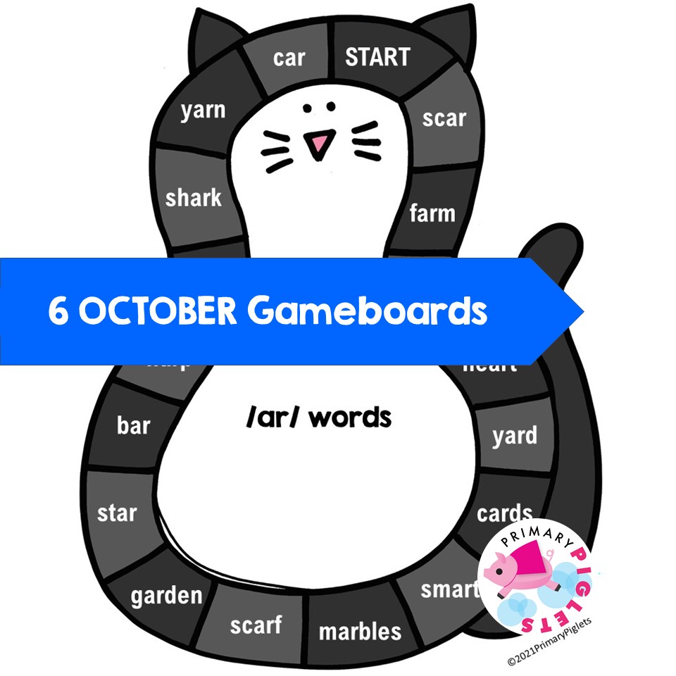 Halloween Bossy R Phonics Board Games | Made By Teachers