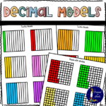 Printable Decimal Models Tenths and Hundredths - Made By Teachers