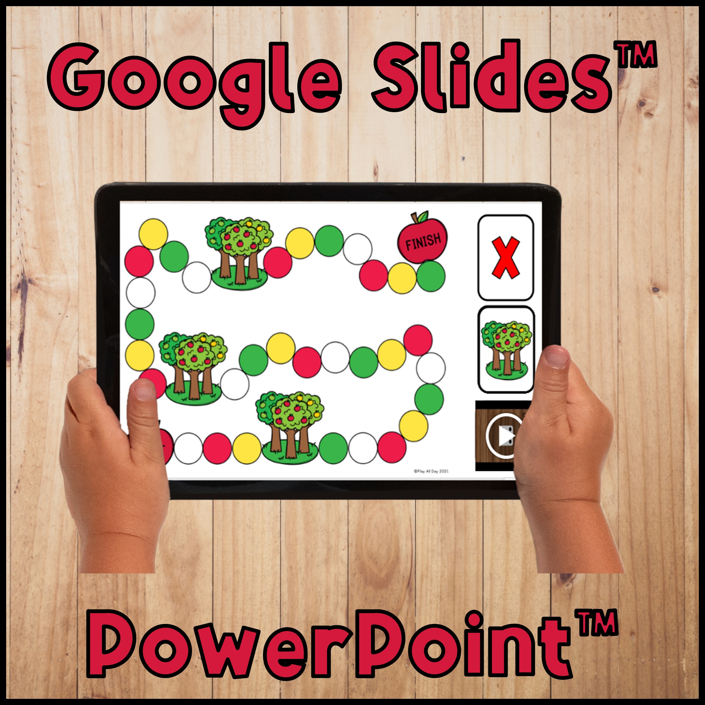 Apple Picking OpenEnded Board Game Print and Di Made By Teachers