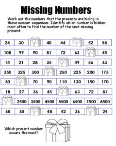 T'was the night before Christmas math challenge - Made By Teachers