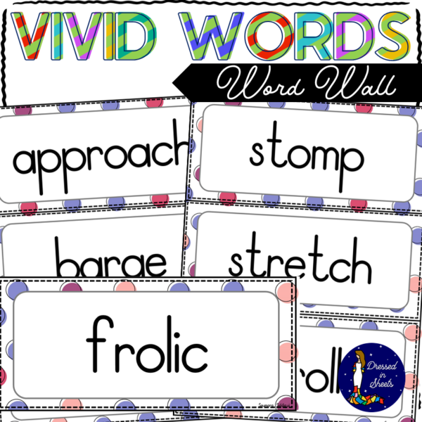 Vivid Words Word Wall Set Made By Teachers