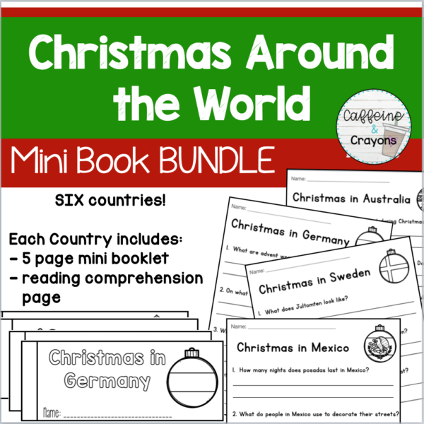 Christmas Around the World Mini Booklets