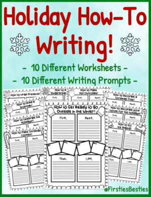 How-To Step by Step Writing Worksheets! Winter