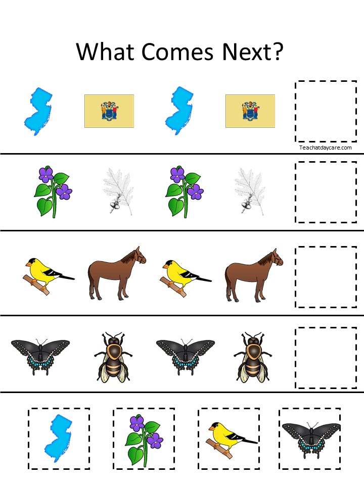 30 New Jersey State Symbol Educational Games. | Made By Teachers