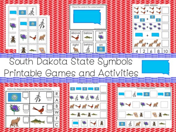 30 South Dakota State Symbol Educational Games. - Made By Teachers