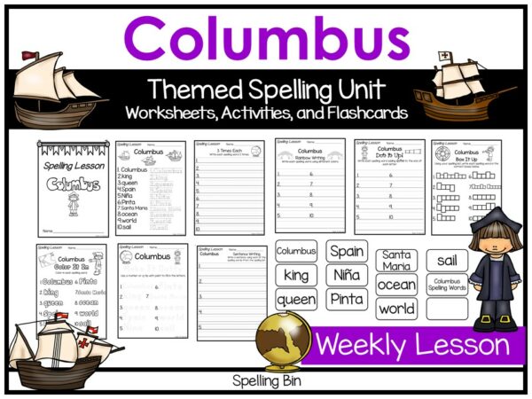 Columbus Words Supplemental Spelling Unit | Made By Teachers