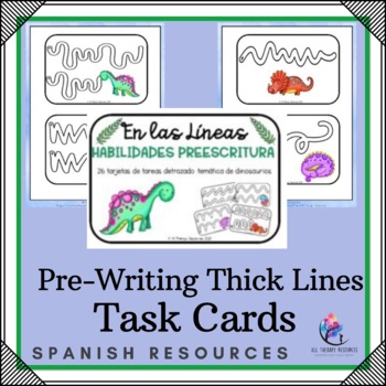 SPANISH VERSION - Pre-writing Tracing & Scissor