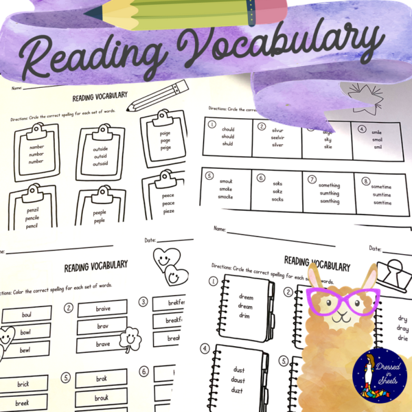 Reading Vocabulary Practice Made By Teachers Reading Vocabulary Practice Made By Teachers