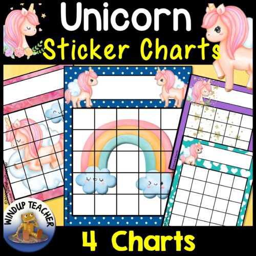 Unicorn Sticker Charts | Made By Teachers