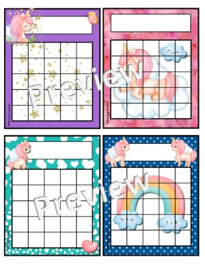 Unicorn Sticker Charts - Made By Teachers