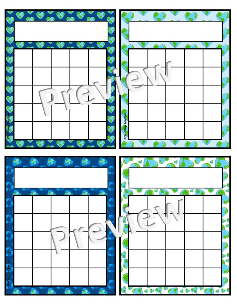 Earth Day Classic Sticker Charts - Made By Teachers