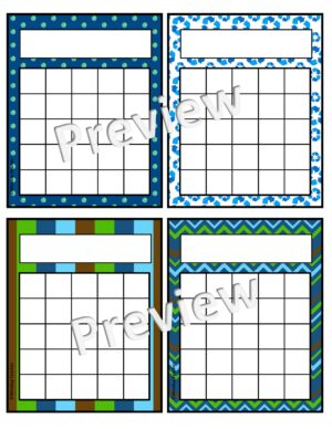Earth Day Classic Sticker Charts - Made By Teachers