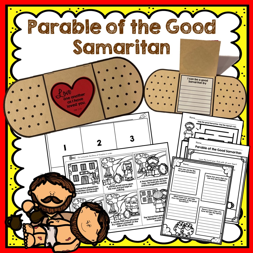 The Good Samaritan Activity Sheets Free Printable Templates