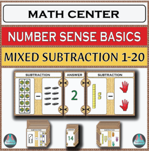 Math Center: Number Basics – Mixed Subtraction