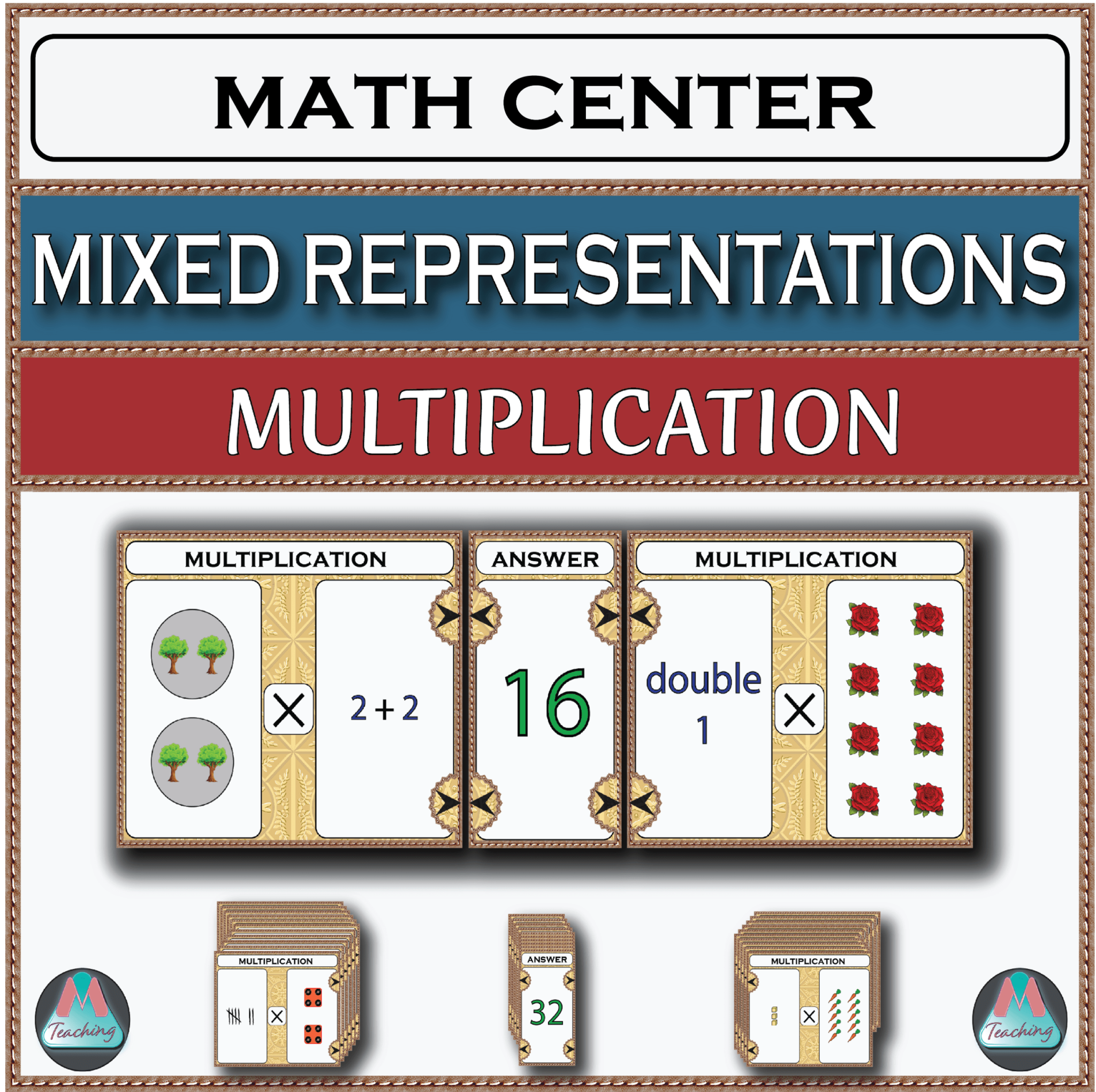 Math Center: Mixed Representations Bundle - Made By Teachers