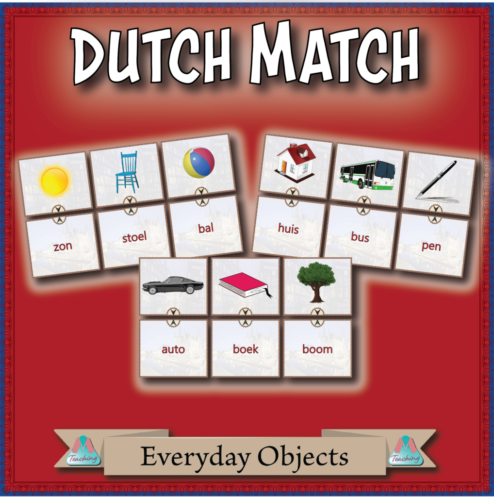 Dutch Match - Everyday Objects | Made By Teachers