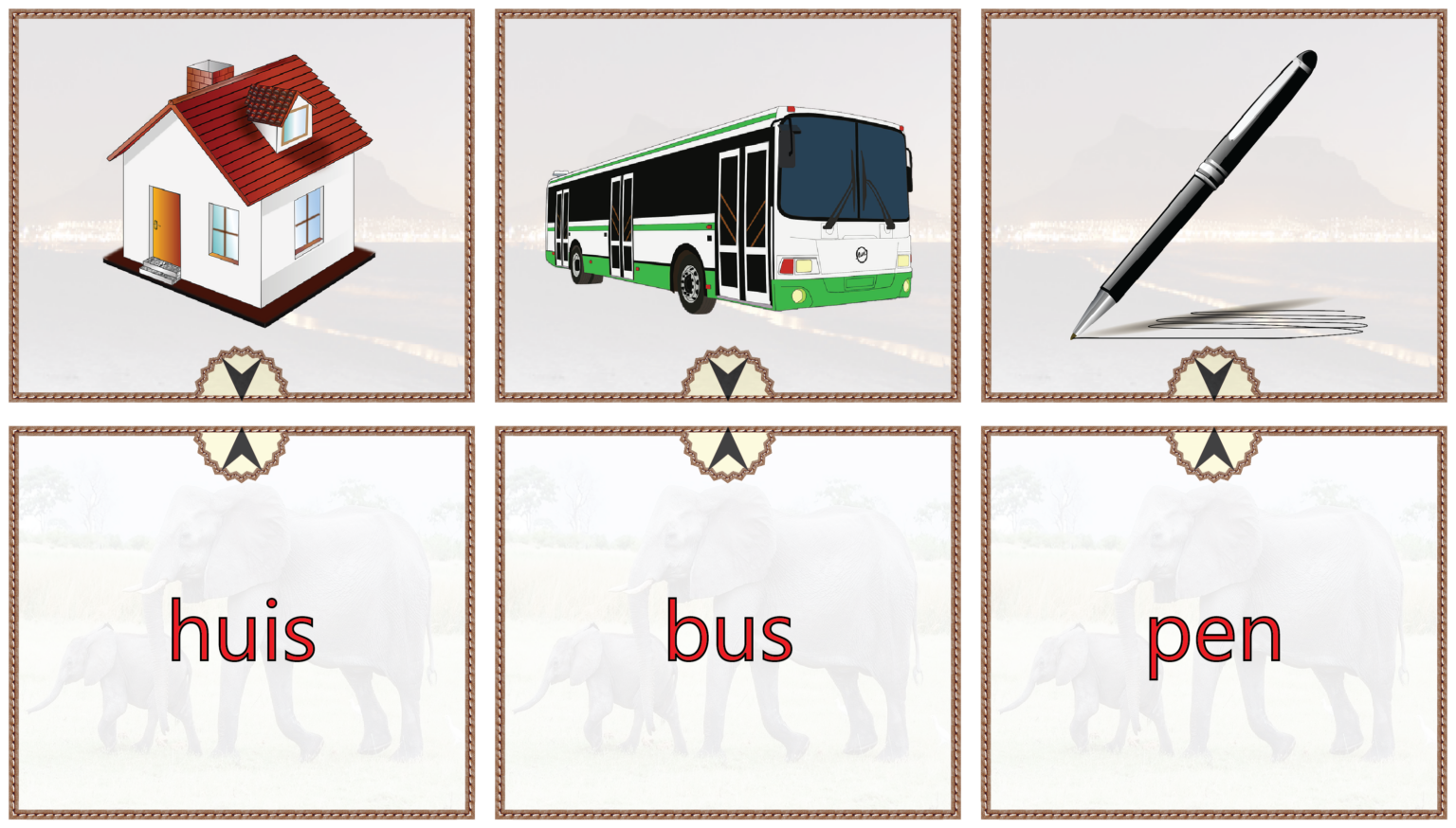 Afrikaans Match Everyday Objects Made By Teachers