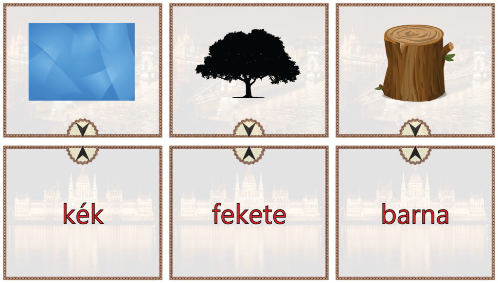 Hungarian Match - Numbers and Colors - Made By Teachers