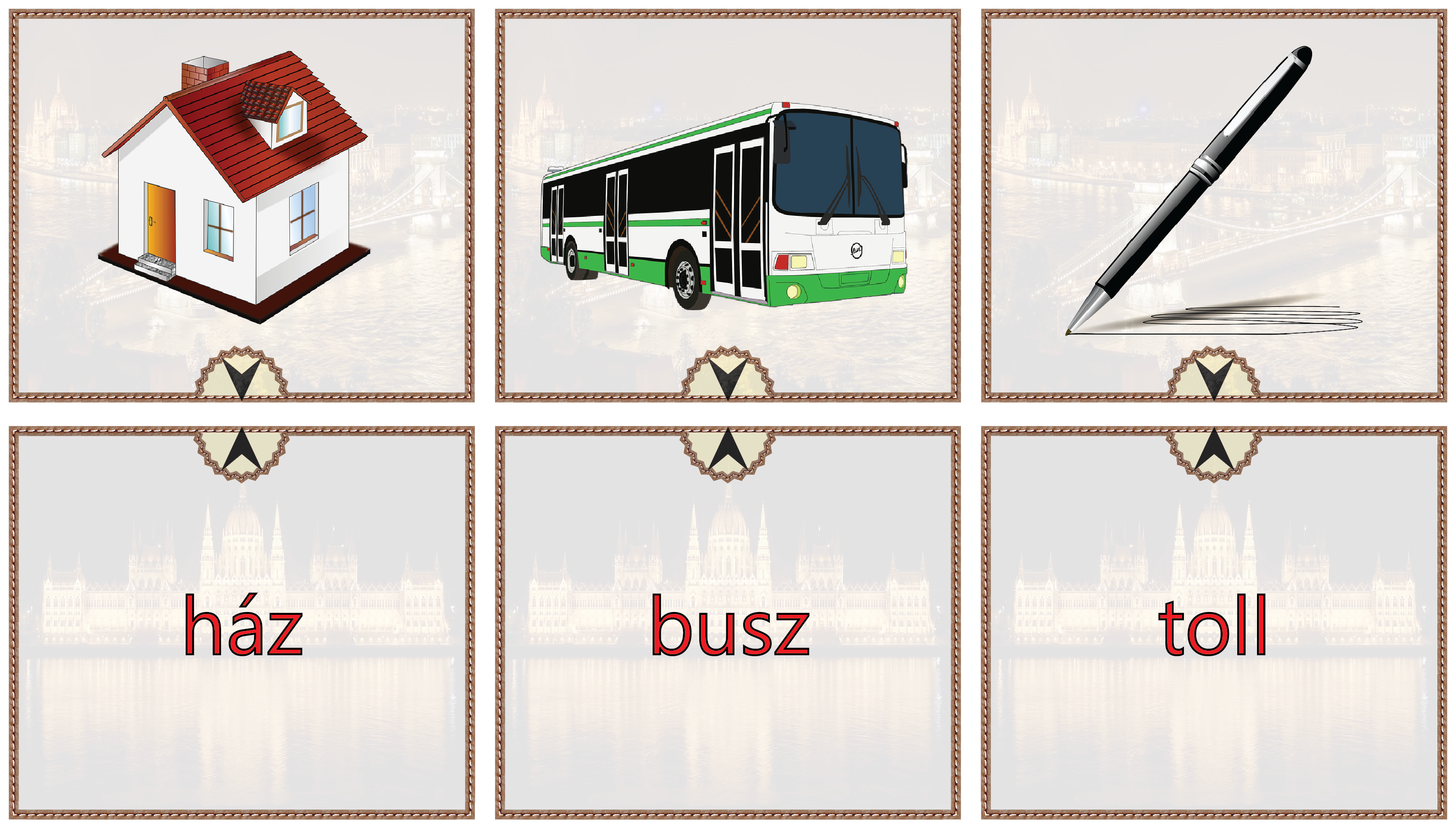 Hungarian Match - Everyday Objects | Made By Teachers