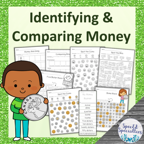 identifying canadian money worksheets made by teachers