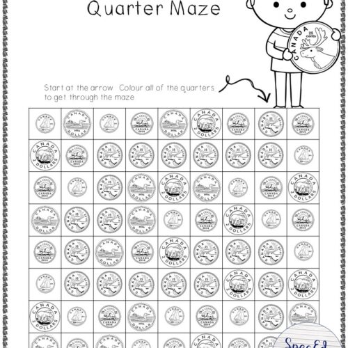 identifying canadian money worksheets made by teachers