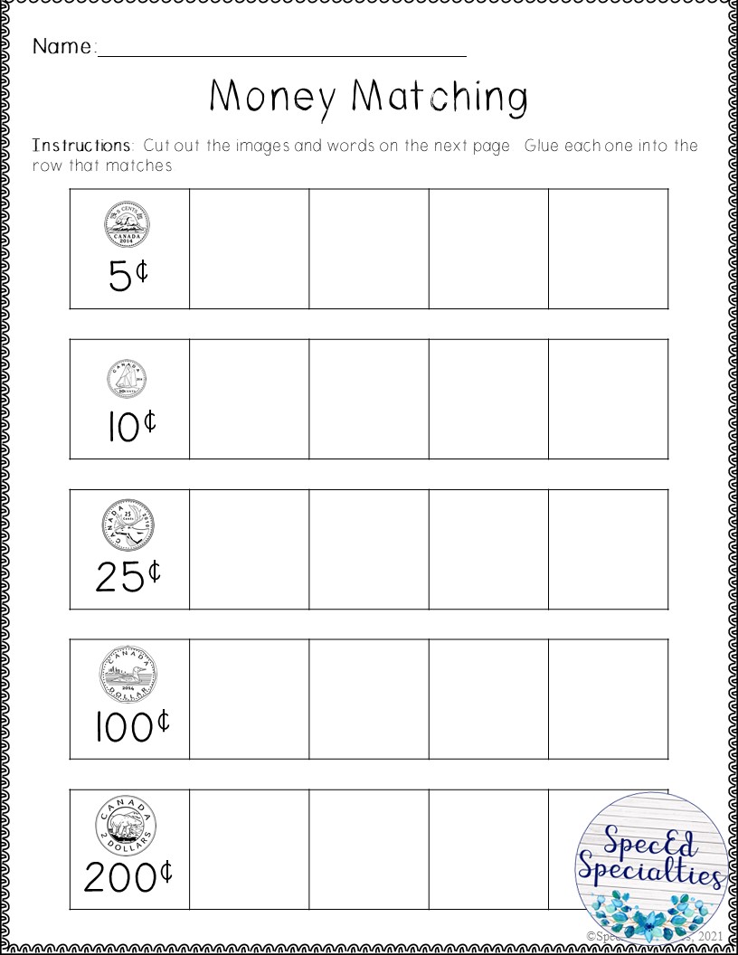 canadian money worksheets bundle made by teachers