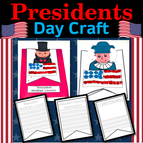 Presidents Day Craft, Name Hat 