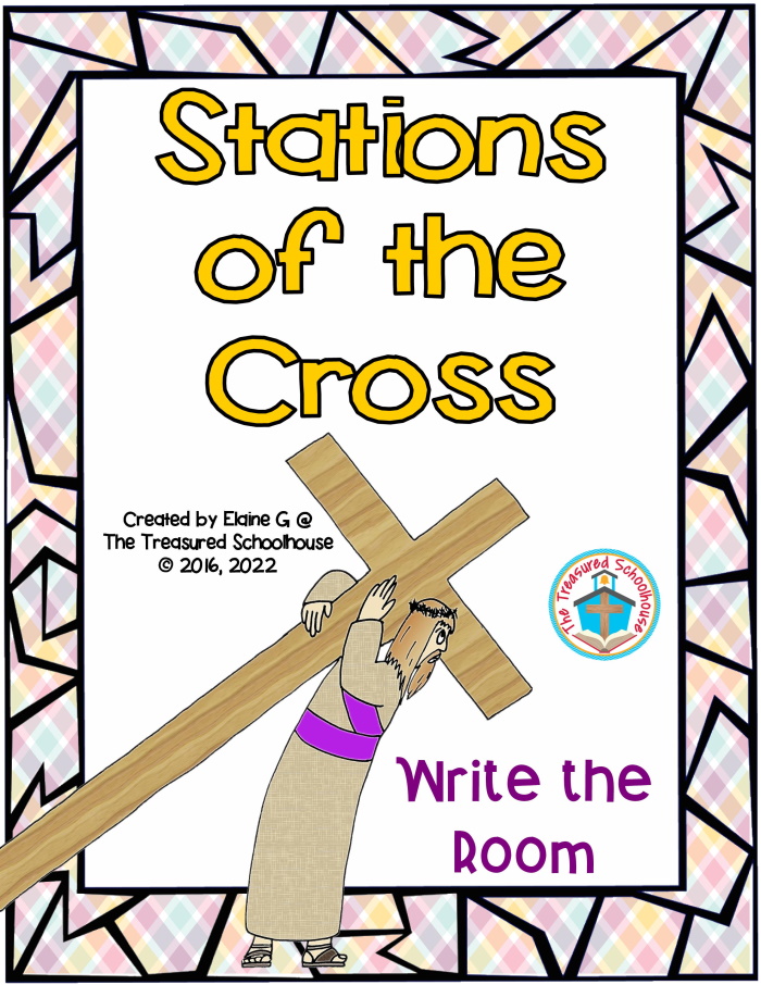 Stations of the Cross Write the Room | Made By Teachers for Free Printable Stations Of The Cross