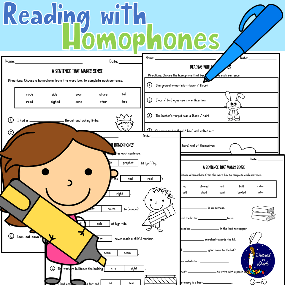 reading with homophones made by teachers