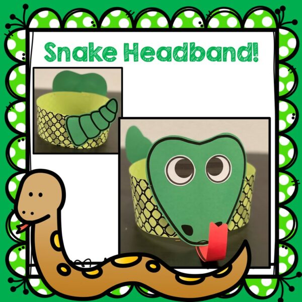 Snake Craft, Snake Headband Craft Made By Teachers