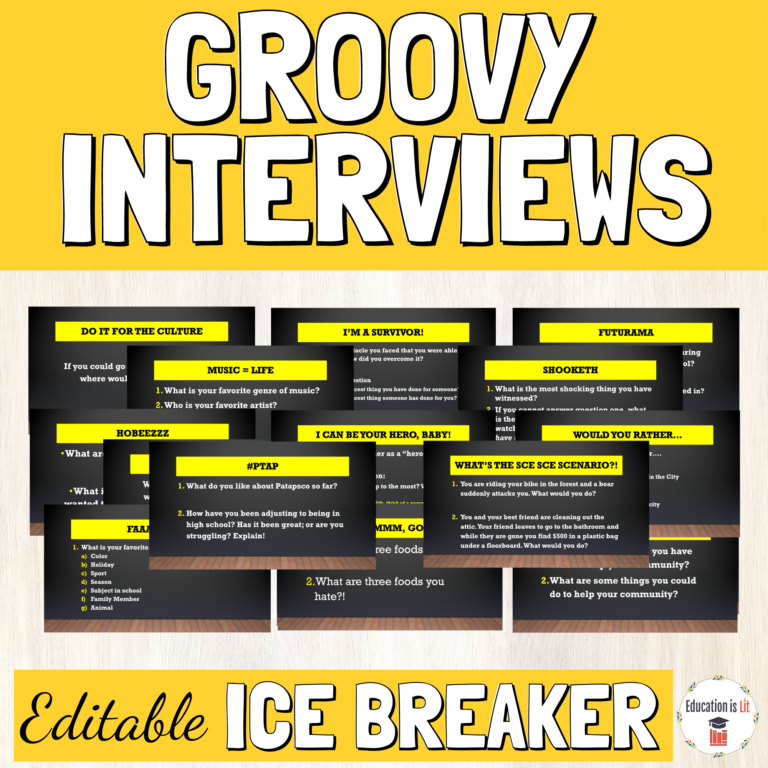 Back to School Activities & Ice Breaker Activities Made By Teachers