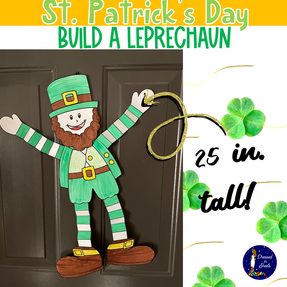 st-patrick-s-day-craft-build-a-leprechaun-made-by-teachers for Build A Leprechaun Printable Free St. Patrick's Day Craft - Build a Leprechaun | Made By Teachers for Build A Leprechaun Printable Free